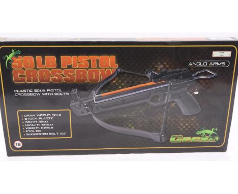 New unused Anglo Arms hand crossbow, boxed. P&amp;P Group 3 (£25+VAT for the first lot and £5+VAT for subsequent lots) 