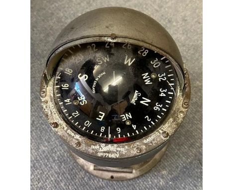 Sestrel Marine binnacle compass, marked Henry Brown &amp; Son Ltd, no 77641V. Not available for in-house P&amp;P 