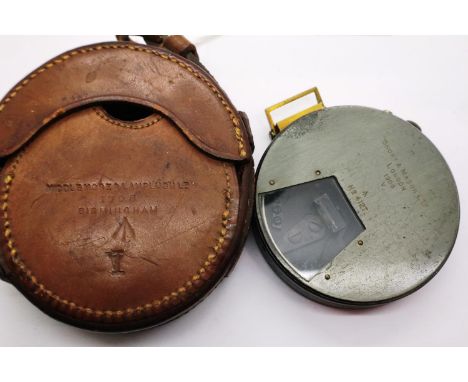WWI British Artillery Clinometer for calculating trajectory, dated 1908. P&amp;P Group 1 (£14+VAT for the first lot and £1+VA