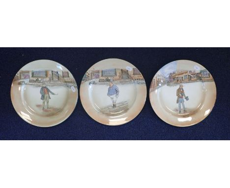 THREE DOULTON DICKENS PLATES 