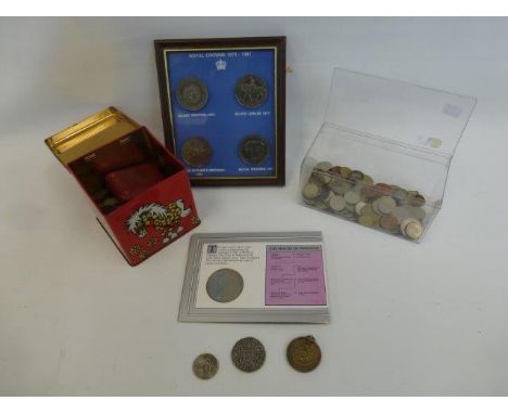 An assortment of World Courage, including a silver medal presented to Sgt Mitchell, 1953 BN Rifle Meeting, and a Mexico City 