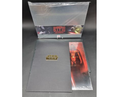 Star Wars: MasterWorks: a sealed 'Revenge of the Sith' lithographic art print collection; together with a Star Wars Cards Inc