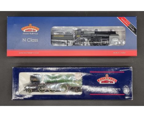 Bachmann:&nbsp;two boxed locomotives, comprising: N Class 1860 Southern No. 32-150V and V2 4771 Green Arrow LNER Doncaster Gr