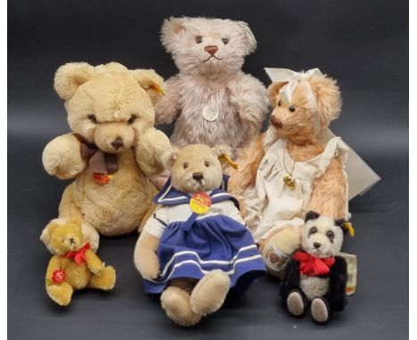 Steiff:&nbsp;a collection of teddy bears, to include a Steiff Petsy; Teddy Rose replica 1925, Sailor Girl and Teddy Panda his