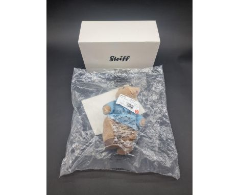 Steiff:&nbsp;limited edition Peter Rabbit unopened in bag with certificate; together with carrot and commemorative Beatrix Po