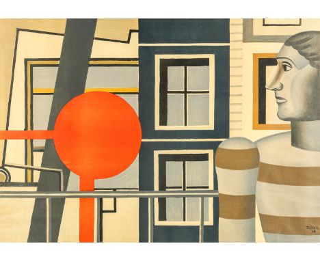 Fernand LÉGER (1881-1955) 'L'Homme au Chandail' Edition Mourlot, A lithograph.&nbsp;Dimensions: (W:94 x H:66 cm)