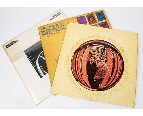 3x Captain Beefheart and the Magic Band LP record albums. Safe As Milk, Pye International 1967 NPL28110 in flipback cover. St