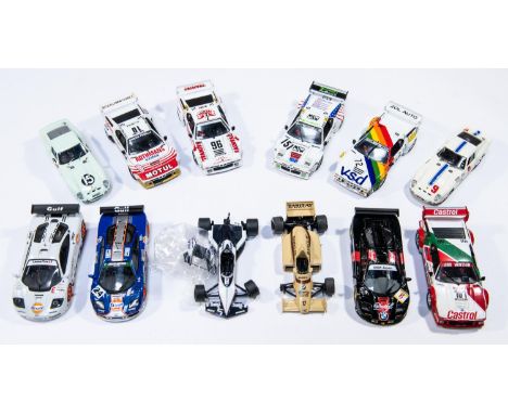 12 Unboxed 1:43 scale Competition Cars. By Quartzo, Bang etc. 5x MBW M1, MSW, Sainval, Castrol, Rothmans/Motul and Vsd. 3x Mc