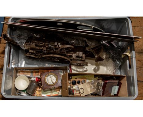 A quantity of Railwayana. Including 2x Ground Signal faces - both said to be from Shoreham-by-Sea. One red/white, the other y