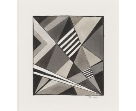 FELIX DE BOECK (1898-1995)Sans titre 1920Monogrammé et daté en bas à droite  Encre et aquarelle sur papierGemonogrammeerd en 