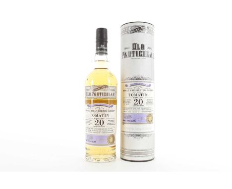 TOMATIN 1993 20 YEAR OLD DOUGLAS LAING OLD PARTICULAR HIGHLAND SINGLE MALT  Distilled: 01/1993Bottled: 08/20131 of 211 bottle