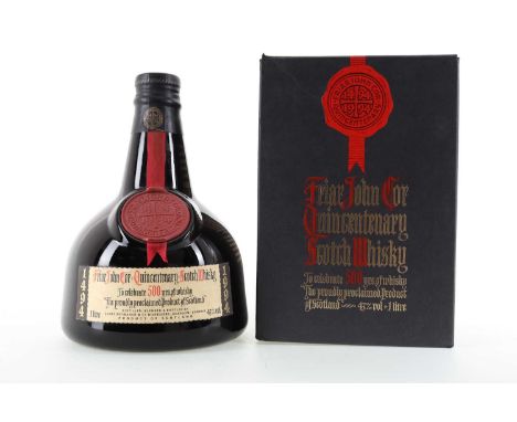 FRIAR JOHN COR QUINCENTENARY 1L BLENDED WHISKY 43% ABV / 1LPlease see additional pictures