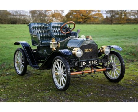 Circa 1911 Brush 10 HP 2 seater Gentleman's Runabout. - Elegant and early classic car - Comes with a massive history of the c