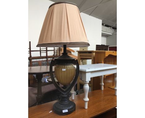 A reproduction table lamp 