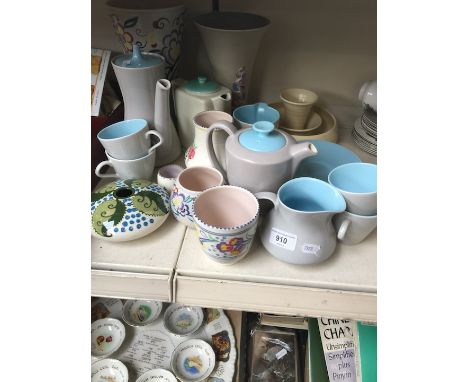 Various Poole pottery 