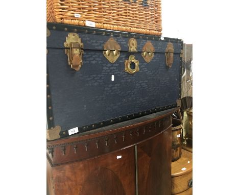A vintage travel trunk 