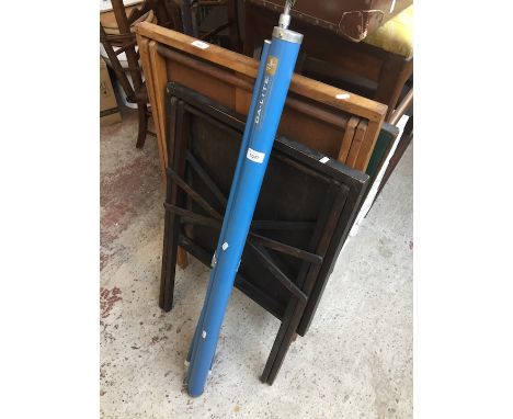 A projector screen 