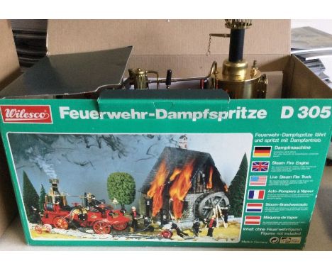 A Wilesco model fire engine. Est. £10 - £20.