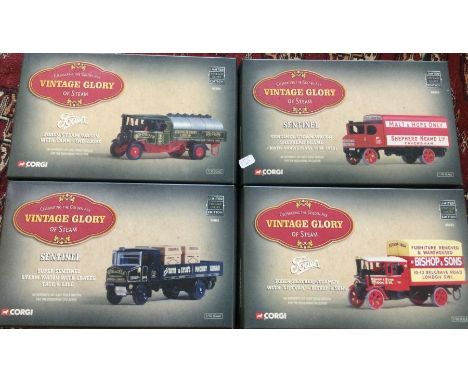 Four Corgi 'Vintage Glory' model vehicles in boxes. Est. £20 - £30.