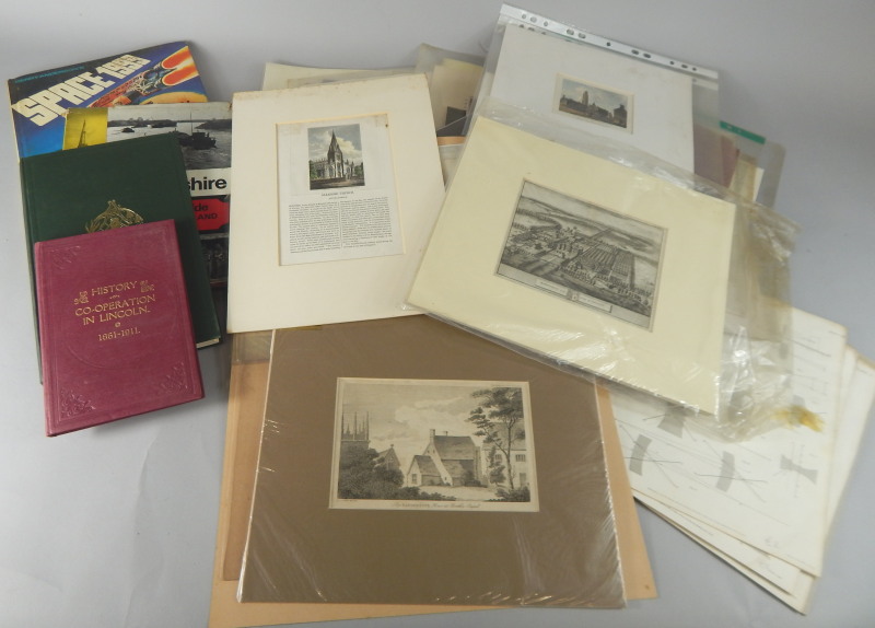 A quantity of Lincoln related books and ephemera, to include History of