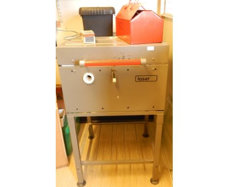 A Lazer glass kiln, with thermo computer TC60/8 controller by Bentrup (the Lazer kiln is not fully operational and will need 