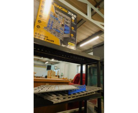 A quantity of tools, to include spanners, tape measures, nails, mainly woodworking related