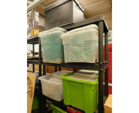 A large quantity of woodworking tools, accessories, hose attachments etc.