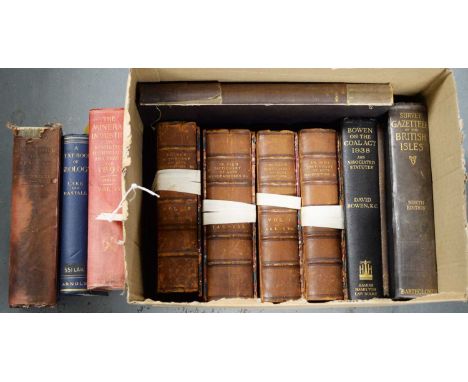 A selection of hardback books, primarily relating to raw materials and their trade, titles including: Survey Gazetteer of the