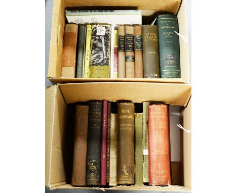 A selection of hardback books, primarily relating to mining, titles including: Mine Drainage, by Stephen Michell; The Mineral