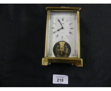 A Schatz German carriage type clock 