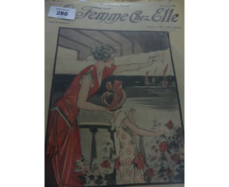 A collection of  vintage Cheshire Life magazines circa 1970's and further editions La Femme Chez Elle circa 1923 