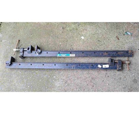 A pair of sash clamps