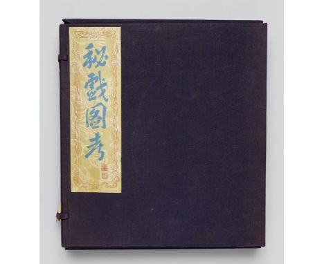   Sachbuch  Drei Bände mit dem Titel: Mi hua tu kao und dem englischen Titel: Erotic Colour Prints of the Ming Period with an