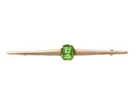 A large miscellaneous collection of jewellery, comprised of a platinum and amethyst bar brooch, a large collection of 9 carat