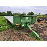 2011 AS Marston 25ft Flat Bed Bale Trailer