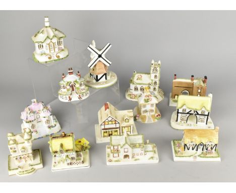 A Collection of Coalport Houses to Comprise Tyrolean Castle, The Country Cottage, The Master's House, Country Railway Station