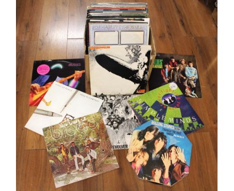 Box vinyl LP's , The Beatles, :Led Zeppelin, Rolling Stones, T Rex, Joan Baez etc