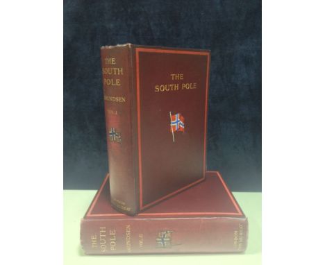 AMUNDSEN (Roald) The South Pole, in two volumes first edition London 1912, 8vo, maps and illustartions, light marginal foxing