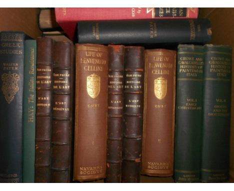 Art and antique reference. Quantity on French and early painting, Oriental arts, porcelain etc; also some topography and arch