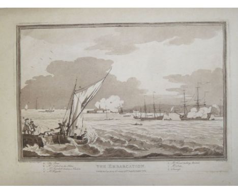 Livesay after Hogarth, The Monument of a Spanish Embasador, Monument of the Lord Shorland, The Town of Queenborough, The Emba
