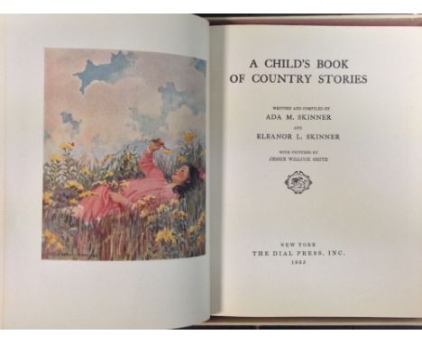 SMITH (Jessie Willcox; illustrator) A Child's Book of Country Stories, New York: Dial Press 1935, colour plates, good in dust