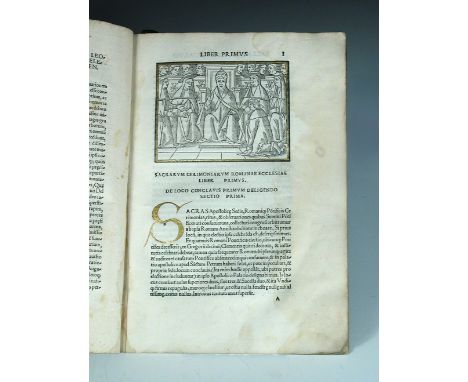 PICCOLOMINI (Agostino Patrizio), Rituum ecclesiasticorum siue sacrarum cerimoniarum, first edition, Gregorius de Gregoriis, V