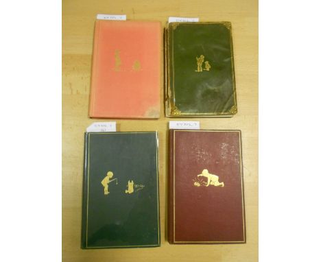 MILNE (A A) Winnie The Poo, Now We Are Six, The House at Pooh Corner, all first editions, the latter vol. with damaged front 