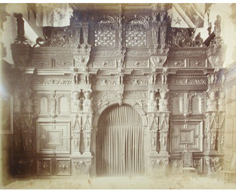 Bedford Lemere & Co, An album of mounted photographs of architectural room interiors, including Audley End House, circa 1880s