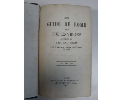 BURN (Robert), Rome and the Campagna, Cambridge: Deighton and Bell, 1871, 4to, illustrations by Jewitt, folding maps and plan