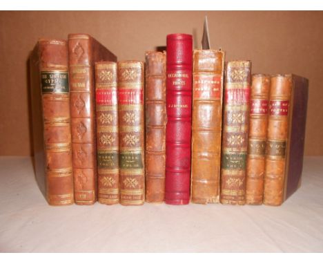 Literature, poetry. BYSSHE (Edward) The Art of English Poetry, 9th edition, 2 vols. 1762, 12mo, later half calf; Poems by the