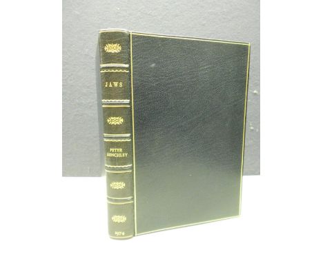 BENCHLEY (Peter), Jaws, Garden City New York: Doubleday and Company 1974, 8vo, first edition, inscribed by the author "Keep y