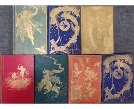 LANG (Andrew) Fairy Book series: The Red Fairy Book, first edition London 1890, rebacked preserving part original spine, some