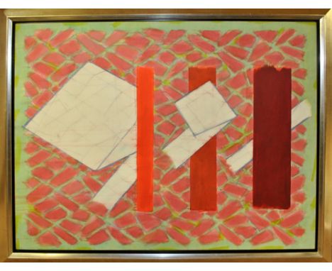RICHARD SMITH CBE (British, 1931-2016); acrylic on canvas, 'Evening Post', inscribed verso and also inscribed on Rosenberg Fi