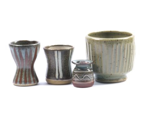 A group of studio ceramics including Marianne de Trey, Muchleney Pottery etc (4). CONDITION REPORT: Appears good with no obvi